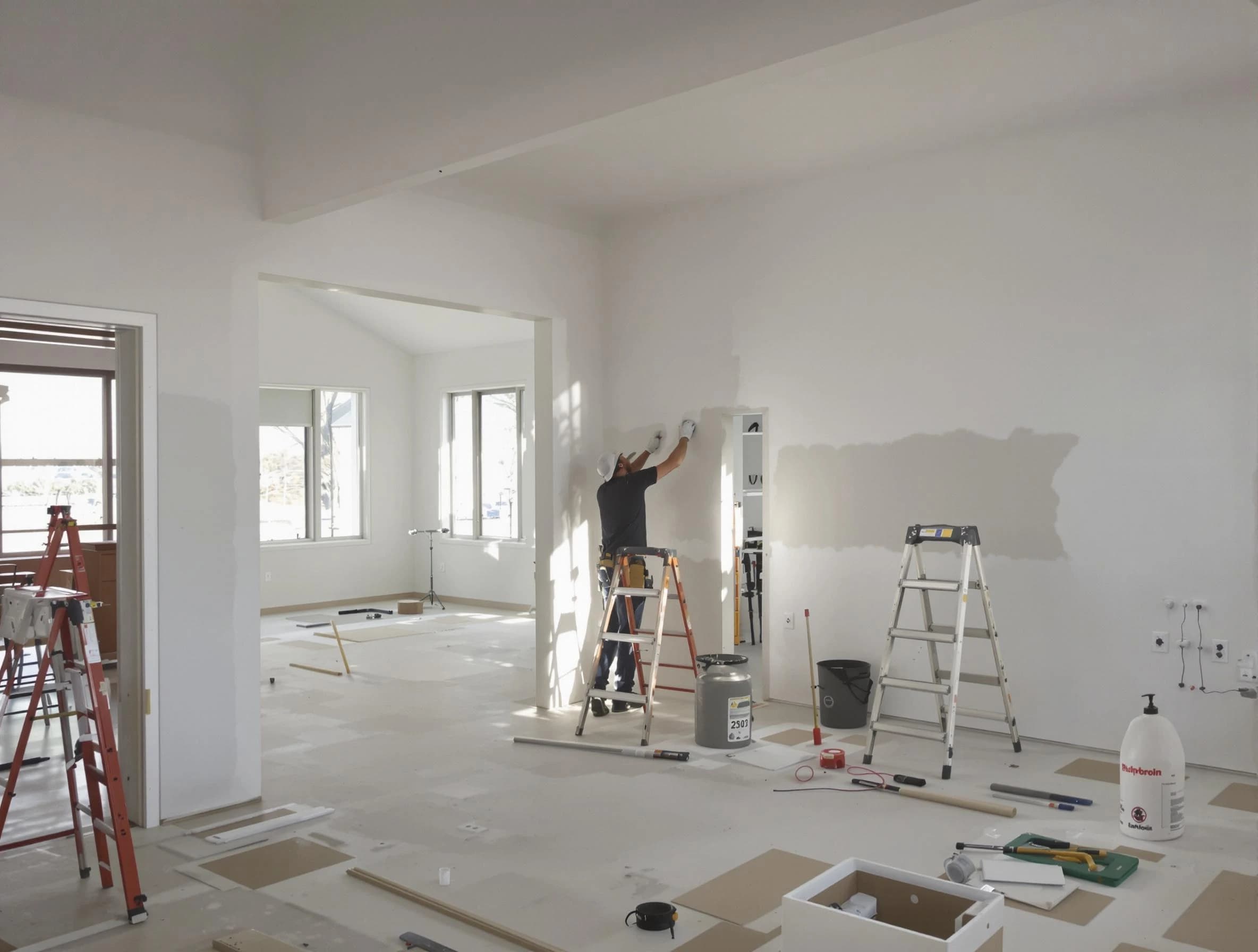 Detailed drywall installation with Elyria House Painters in Elyria